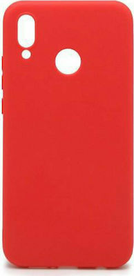 iNOS Silicone Back Cover Red (Huawei P20 Lite)