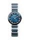 Bering Time Ceramic Watch with Silver Metal Bracelet