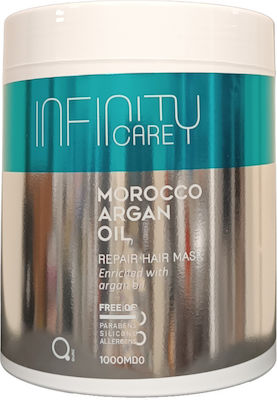 Qure Infinity Care Morocco Argan Oil Hair Repair Mask Repairing Hair Mask 1000ml