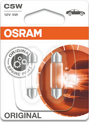 Osram Lamps Car C5W Original C5W 12V 5W 2pcs