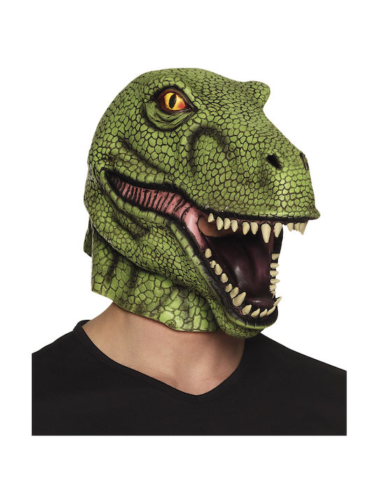 Carnival Latex Full Face Mask T-Rex