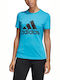 Adidas Must Haves Badge Of Sport Women's Athletic T-shirt Blue