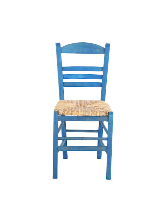 Jhett Καρέκλα Καφενείου Ξύλινη Μπλε 40.5x43x88εκ.