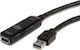 StarTech USB 3.0 Kabel USB-A-Stecker - USB-A-Buchse Schwarz 10m USB3AAEXT10M