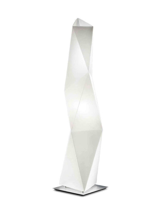 Slamp Diamond L Floor Lamp H121xW28cm. with Socket for Bulb E27 White DIAFL00WHT00000000EU