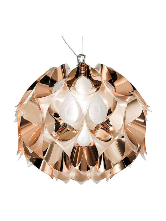 Slamp Flora S Suspension Pendant Light LED Suspension for Socket E27 Bronze FLOSS00CPP01T00000EU