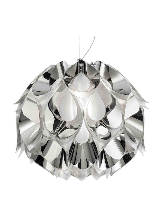 Slamp Flora M Suspension Hängelampe LED Federung für Fassung E27 Silber FLOSM00SLV01T00000EU