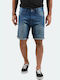 Basehit Herrenshorts Jeans Blau