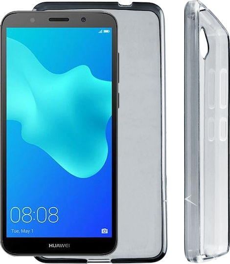 Volte-Tel Umschlag Rückseite Silikon Gray (Huawei Y5 2018 / Honor 7S)