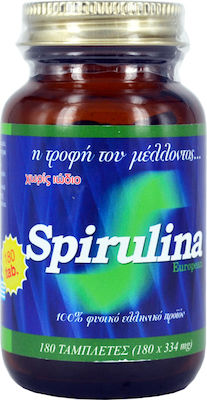 Algae Bio Spirulina 334mg 180 ταμπλέτες