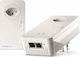 Devolo Magic 2 WiFi 2|1 Powerline Dual Kit Wi‑Fi 6 with Passthrough Socket and 2 Ethernet Ports