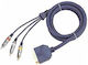 Ultimax Cable Scart male - Composite male 1.5m Blue SC8911