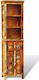 Bookcase Multicolored 50x30x180cm