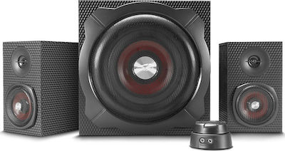 SpeedLink Gravity Carbon 2.1 Wireless Speakers with Bluetooth 60W Black