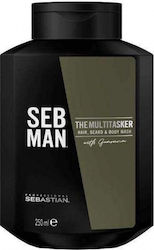 Sebastian Professional Săpun Produse pentru Îngrijirea Bărbii Seb Man Multi-Tasker 250ml