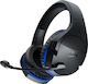 HyperX Cloud Stinger Über Ohr Gaming-Headset mit Verbindung USB Blau