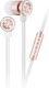 Guess GUEPWIPI In-ear Handsfree Ακουστικά με Βύσμα 3.5mm Ροζ