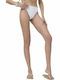 Rock Club BP-3064 Bikini Alunecare Talie înaltă Alb BP3064.white