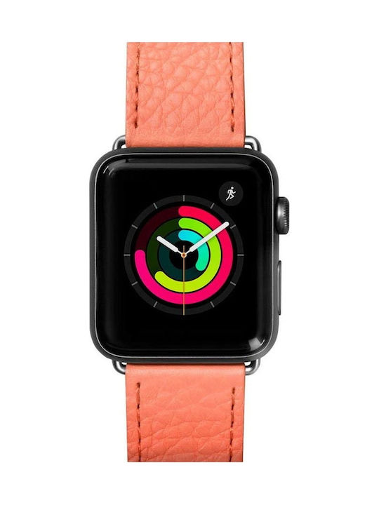 Laut Armband Leder Orange (Apple Watch 42/44/45...