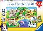 Puzzle pentru Copii Animals In The Zoo pentru 3++ Ani 24buc Ravensburger