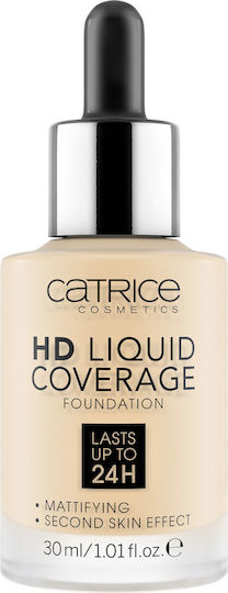 Catrice Cosmetics HD Liquid Coverage Liquid Foundation 02 Porcelain Beige 30ml