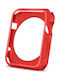 TPU Case Red (Apple Watch 38mm/40mm) Carcasă de Silicon în culoarea Roșu pentru Apple Watch 38mm