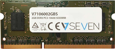 V7 2GB DDR3 RAM with 1333 Speed for Laptop