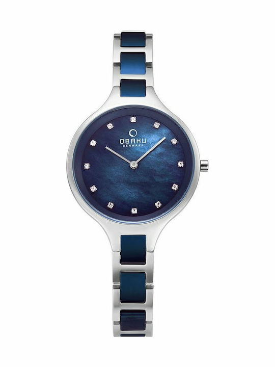 Obaku Iris Кварцов Часовник с Метална Верижка Obaku Iris Кварцов Часовник с Метална Верижка