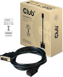 Club3D Cable DVI-D male - HDMI male 2m (CAC-1211)