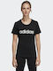 Adidas Design 2 Move Logo Women's Athletic T-shirt Fast Drying Black