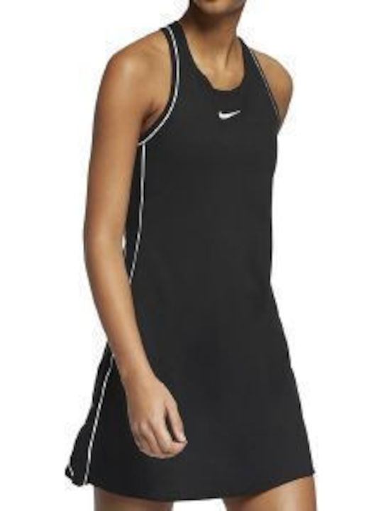Nike Rochii de vară pentru femei Mini Rochie Sport Fără mâneci Negru 939308-010