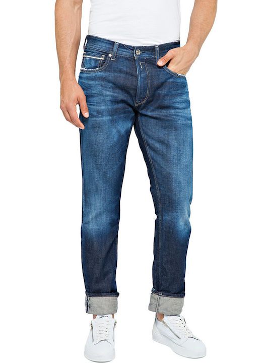 Replay Grover Men's Jeans Pants in Regular Fit Blue