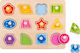 Holz Kinder Steckpuzzle Shapes 12pcs Tooky Toys