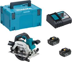 Makita Δισκοπρίονο 18V 2x5Ah με Σύστημα Αναρρόφησης