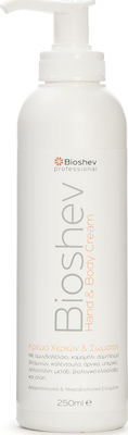 Bioshev Professional Hand & Body Cream Feuchtigkeitsspendende Creme Körper 250ml