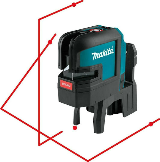 Makita Autonivelant Liniar Nivelă Laser Fascicul Roșu 10.8V cu Domeniu de Lucru 25m