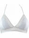 Rock Club Triangle Bikini Top BP-2070 White BP2070.white