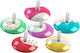 Svoora Mini Tin Top Rainbow Spinning Top for 3+...