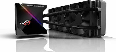 Asus ROG Ryujin 360 Wasserkühlung für Prozessor Dreifacher Ventilator 120mm für Sockel AM4/1200/115x mit RGB Beleuchtung