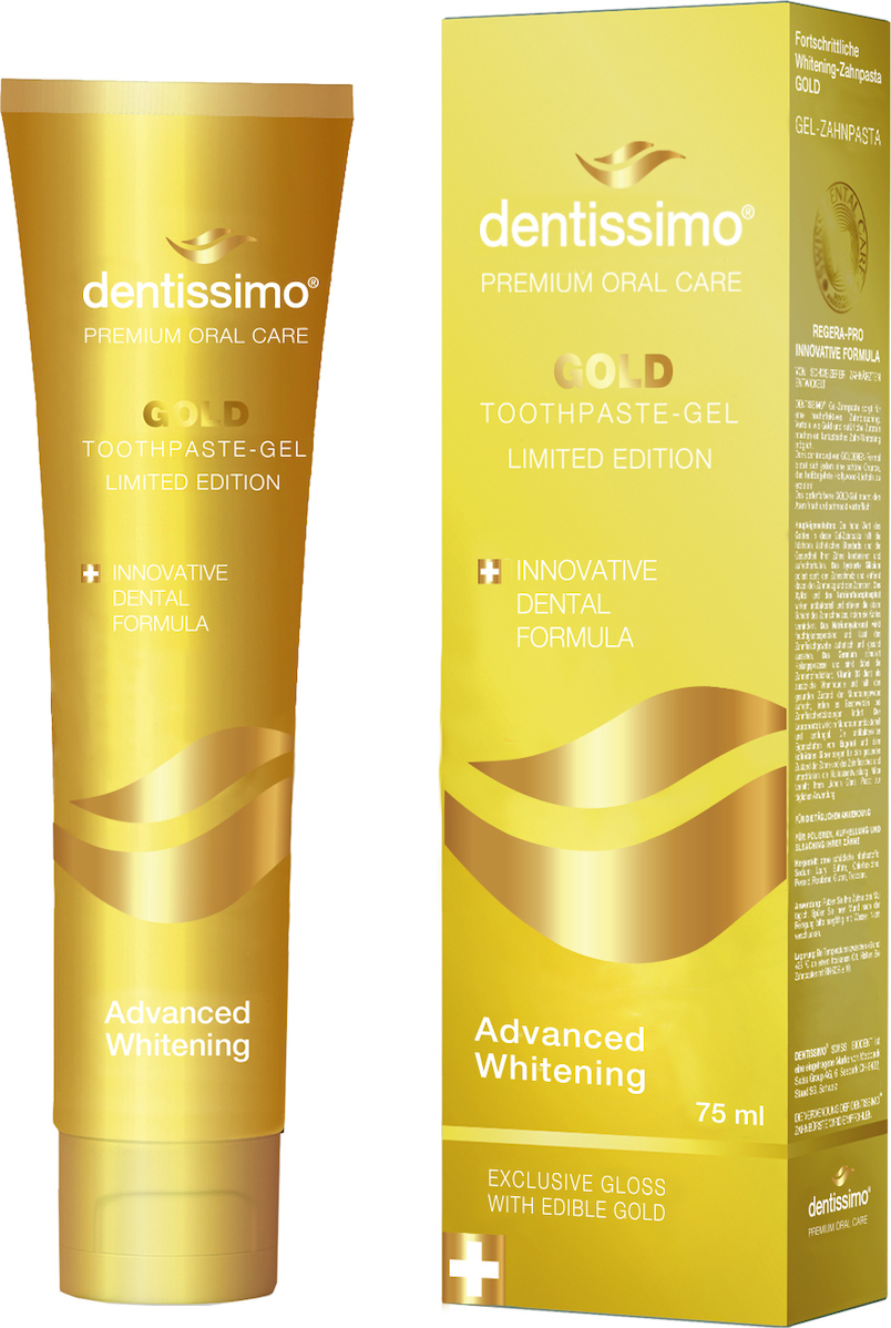 Dentissimo Swiss Gold Toothpaste Gel Limited Edition 75ml Skroutz.gr