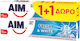 AIM Crystal Gel Fresh & White Zahnpasta für Aufhellung 2x75ml