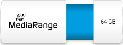 MediaRange 64GB USB 2.0 Stick Blue