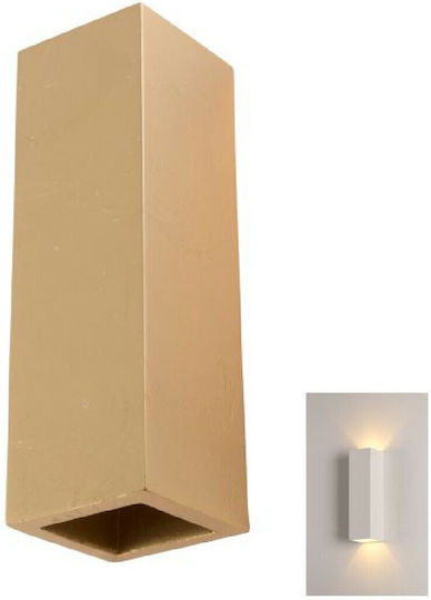 Spot Light Φωτιστικό Τοίχου Χρυσό 7εκ.