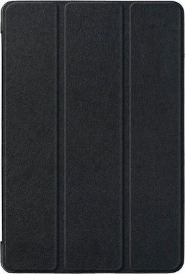 Tri-Fold Flip Cover Δερματίνης / Σιλικόνης Μαύρο (MediaPad T5 10)
