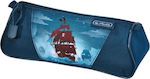 Herlitz Pirate Bay Pencil Case Barrel with 1 Compartment Blue