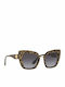 Dolce & Gabbana Women's Sunglasses with Brown Plastic Frame and Black Gradient Lens DG4359 32148G