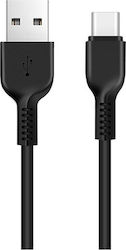 Hoco X20 Flash USB 2.0 Kabel USB-C männlich - USB-A Schwarz 3m (HOC-X20c-BK3)