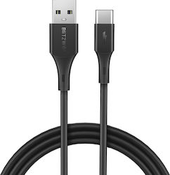 BlitzWolf BW-TC14 USB 2.0 Cable USB-C male - USB-A male Black 1m