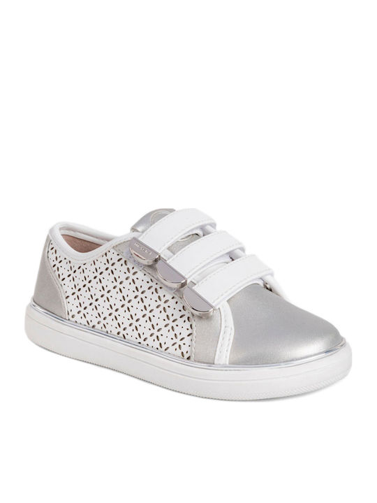 Mayoral Kids Sneakers with Scratch Silver