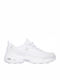 D'Lites Fresh Start Damen Anatomisch Chunky Sneakers Weiß